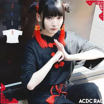 ACDC RAG 차이나 반팔 상의