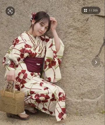 utatane 오리지널 디자인 유카타 3개 세트
