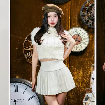 Darich 팬시 얀 니트 탑