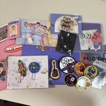 BTS 굿즈 세트 엽서 스티커 손수건