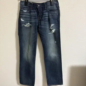 청바지 데님 팬츠 데미지 진 아바클로 W32