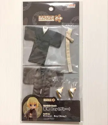 미사용 미개봉 넨도로이드 도루 요후쿠 세트 기모노 Boy 그레이