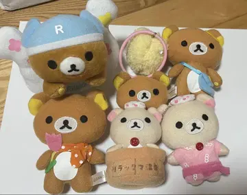 리락쿠마 봉제 인형 6개 세트