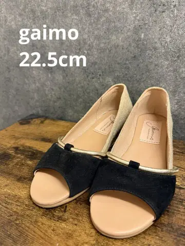 gaimo 에스파드릴 바이컬러 린넨 샌들 22.5cm