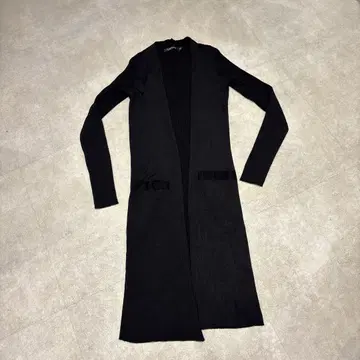 LAUREN RALPH LAUREN 블랙 롱 가디건