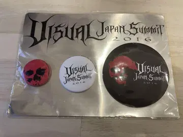Visual Japan Summit 2016 핀 배지 3개 세트