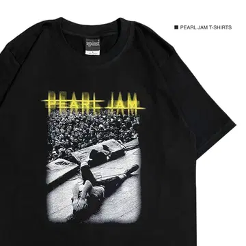 PEARL JAM 펄잼 XL 반팔 티셔츠 락 밴드 티셔츠