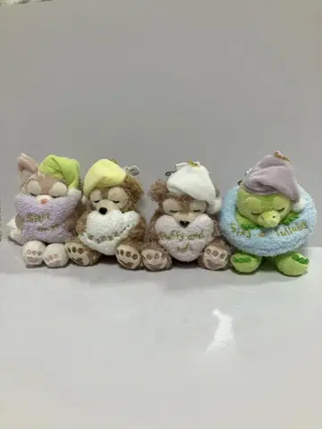 디즈니 씨 한정판 더피 & 프렌즈 봉제 인형 배지