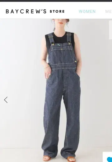 HOLIDAY 홀리데이 LOW-BACK DENIM OVER-ALL