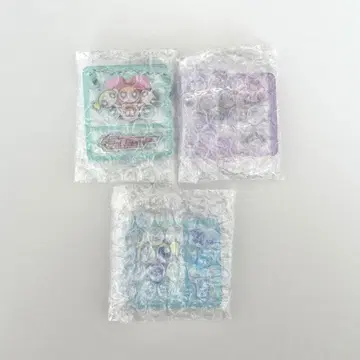 파워 퍼프 걸스 가챠가챠 플라스틱 모델 키링 세트
