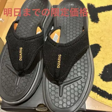 DUARIG 비치 샌들 블랙 사이즈 10