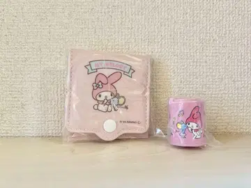 마이멜로디 세트] 산리오 코인 실린더 비닐 지갑 스타일 코인 파우치