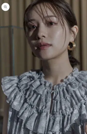 라우베블랑 페일리 자카드 블라우스
