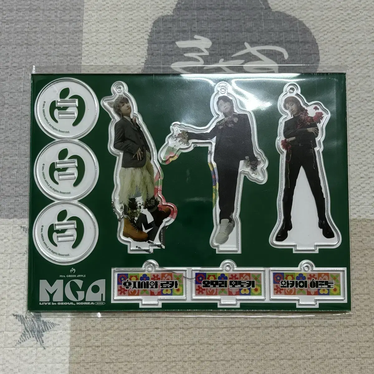 Mrs. Green Apple Live in Korea Concert Goods Acrylic Stand wts (sealed)