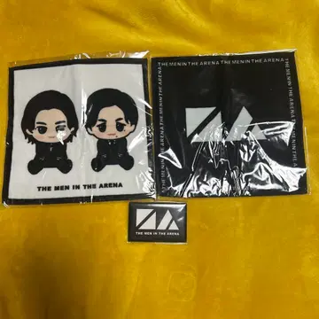 굿즈 N/A 복권 아카니시 젠 니시키도 료 핸드 타월 캔뱃지