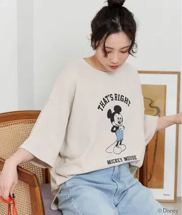 FREAK'S STORE 디즈니 미키마우스/와플 반팔 티셔츠