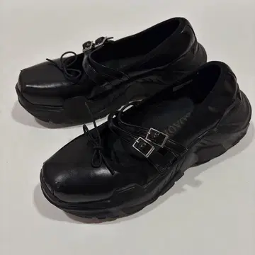 AKIKOAOKI 통굽 메리제인 24cm 블랙