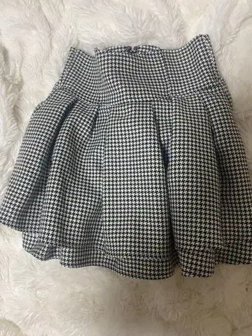 미셸 마카롱 슬림 레그 스커트 하운드투스 체크