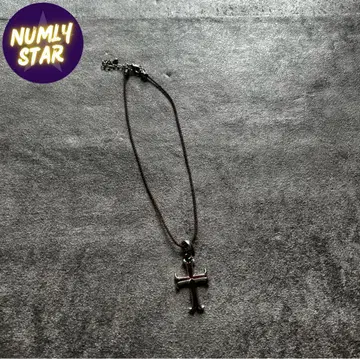 archive grunge cross necklace y2k