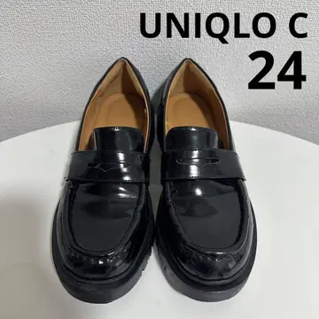 새상품급 유니클로 C 유니클로 네이비 느낌 터치 로퍼 24cm