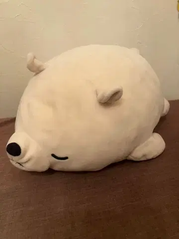 LIV HEART 화이트 곰 봉제 인형 모치모치