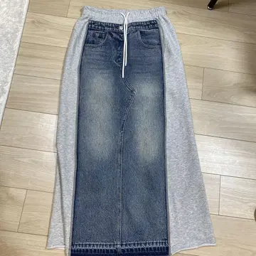 미카레미카레 데님 도킹 스커트