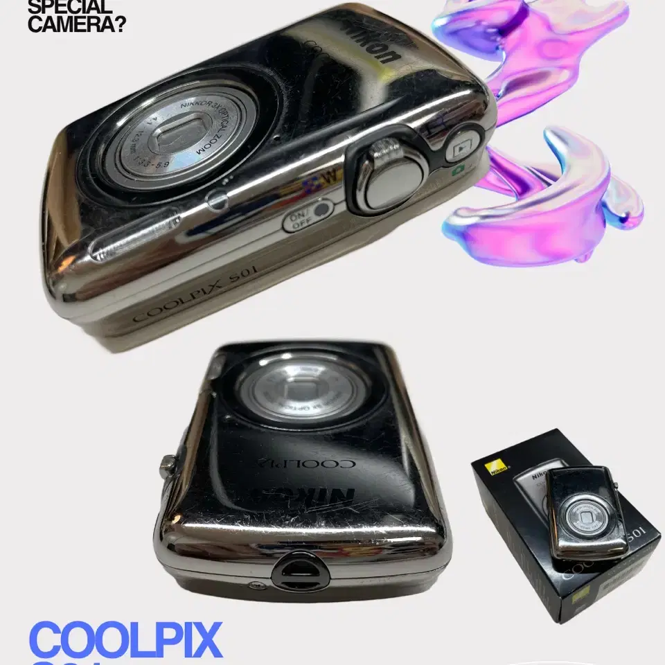 Nikon Coolpix s01 jennie Digital Camera | Bunjang Global