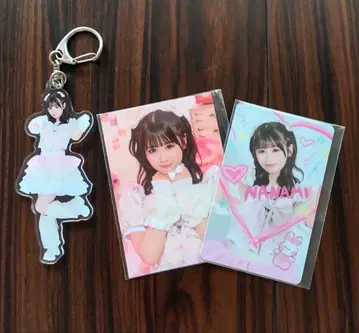 카노 나나미 PixelRibbon 아크릴 키링 새상품 카드 2장 포함
