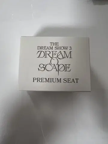 THE DREAM SHOW 3 DREAM & SCAPE 프리미엄 시트