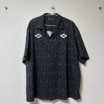 가킨 로터스 꽃봉오리 패턴 봄/여름 셔츠