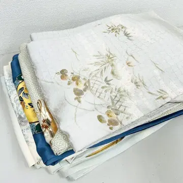 츠케사게 기모노 순수 실크 5벌 묶음 판매 리메이크 재료 S-1212