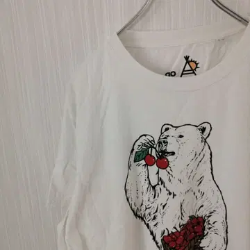 go slow caravan 티셔츠 반팔 곰 체리
