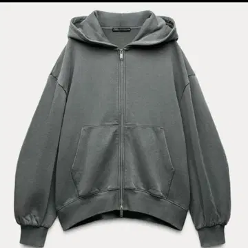 자라 ZARA 오버 사이즈 집업 후디 후드티 맨투맨