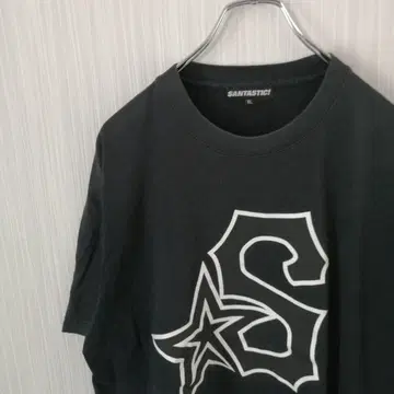 SANTASTIC! 티셔츠 반팔 남성용 블랙