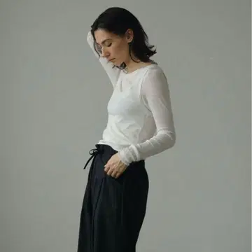 안누크 레이어드 리브 톱스