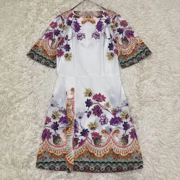 에트로 원피스 반팔 페이즐리 꽃무늬 XL
