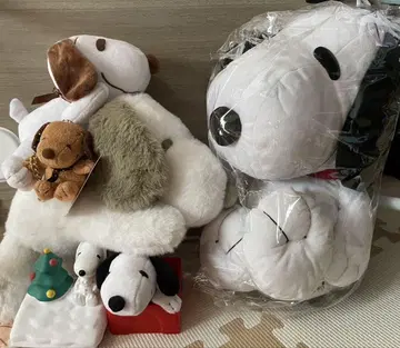 스누피 봉제 인형 세트
