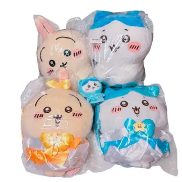 마지카루 치이카와 BIG 봉제 인형 세트 토끼 하치와레