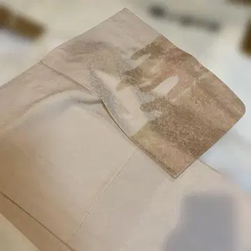 베이지 실크 호몬기 무늬 금구름 쓰케사게