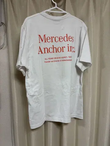 Mercedes Anchor inc. 화이트 티셔츠