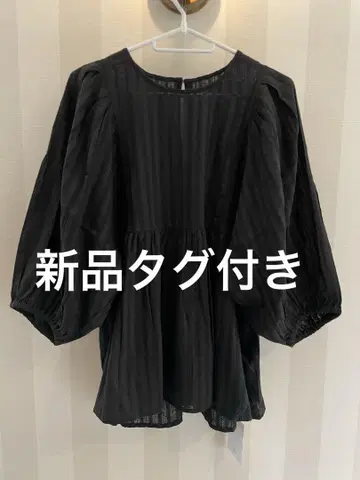 JOURNAL STANDARD relume 도비 퍼프 슬리브 블라우스