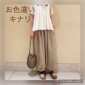 사만사 모스모스 벌룬 팬츠 아이보리