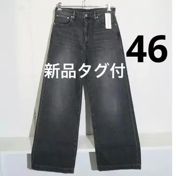 네온사인 루즈 데님 팬츠 v1.2 블랙 46