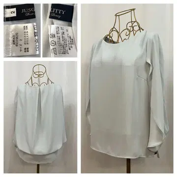 JUSGLITTY 케이프 블라우스 사이즈 2