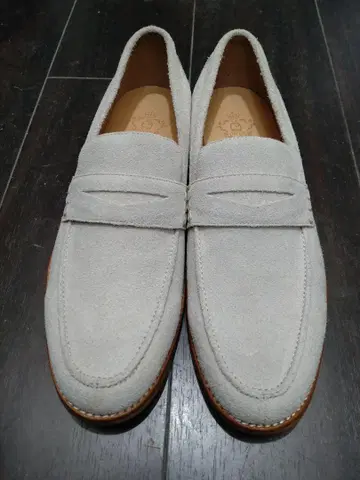 MEERMIN 새상품급 스웨이드 슬립온 베이지