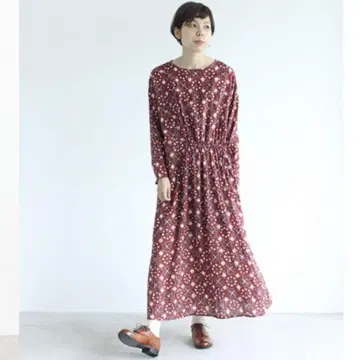 yuni 유니 C/CU/W 당초 프린트 원피스