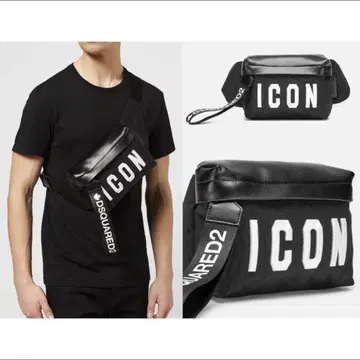 DSQUARED2 ICON 자수 바디백