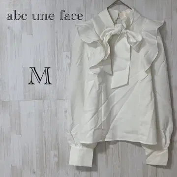 보타이 프릴 블라우스 안페이스 아베세 [M] 깔끔한