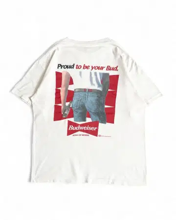 90년대 USA제 "Budweiser" T-셔츠
