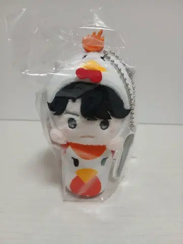 오오모리 모토키 가라아게쿤 봉제 인형 키링 미세스 그린 애플